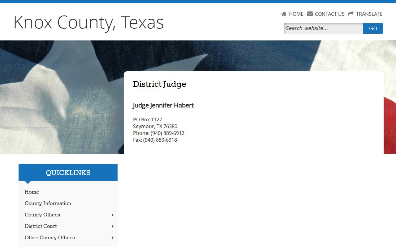 Knox County criminal court cases 50th District Court information