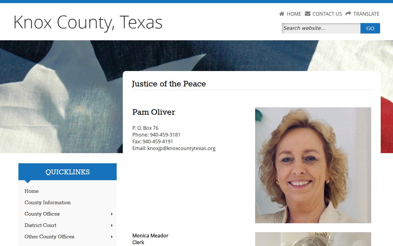 Knox County criminal court cases Justice of the Peace contact