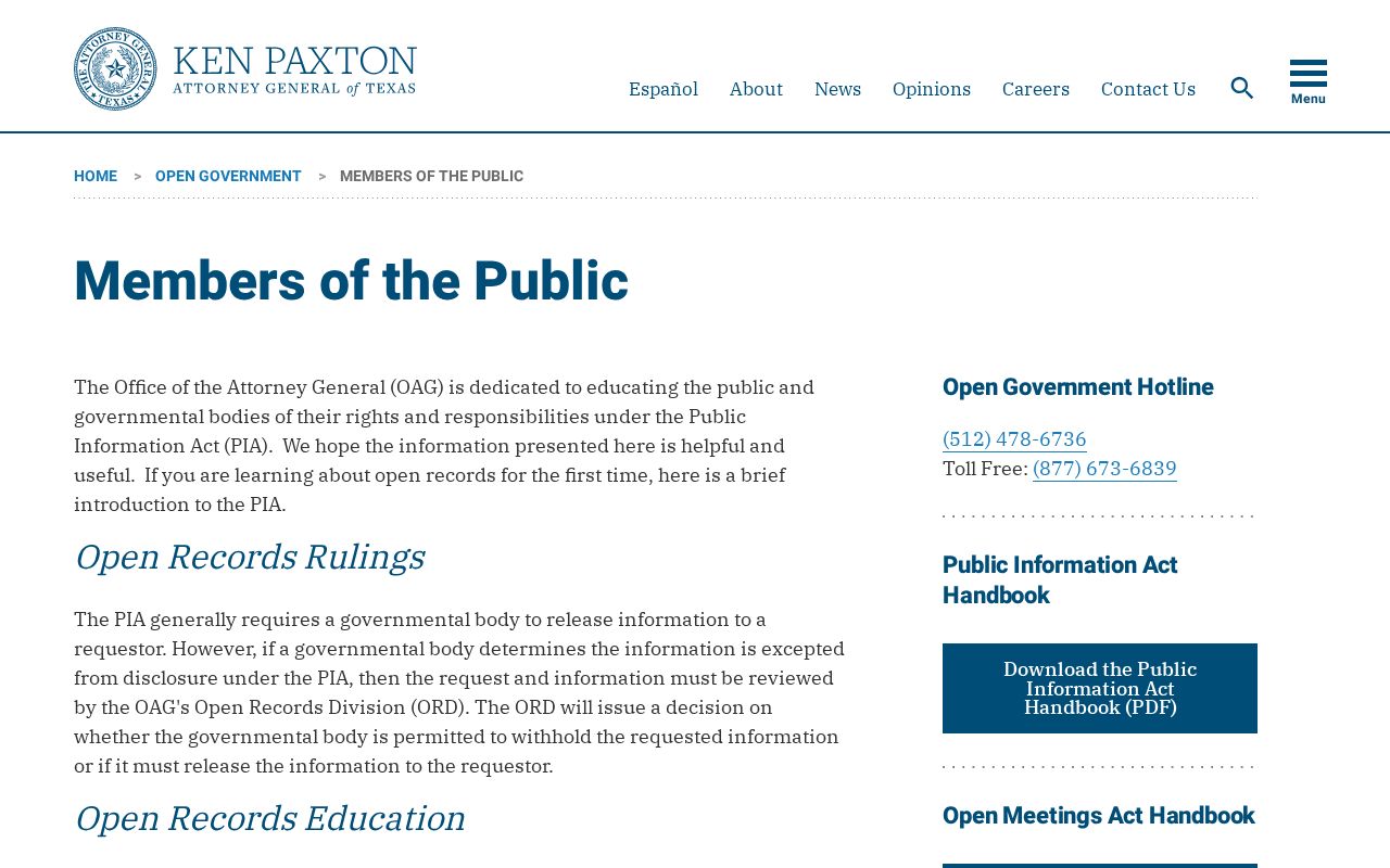 Knox County criminal history Texas Public Information Act guidance