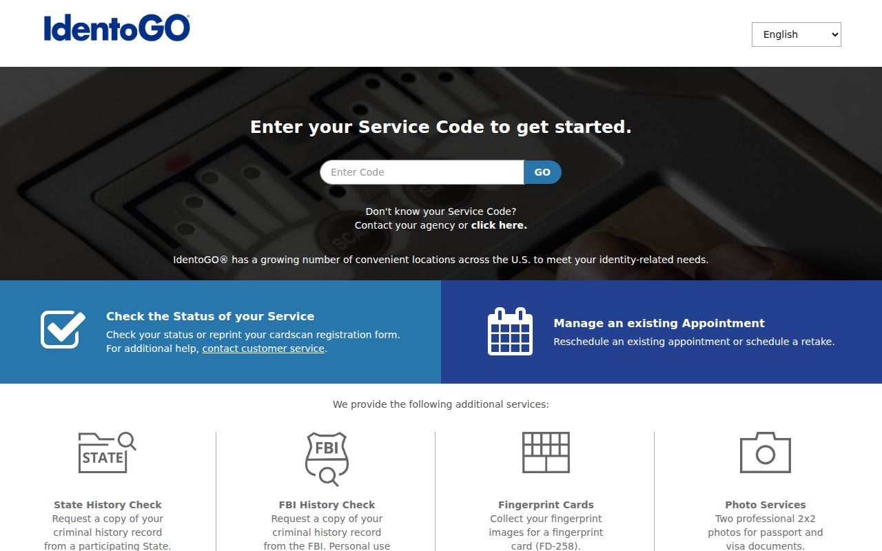 Knox County criminal history FAST fingerprint appointment portal